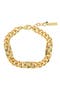 Quilted Bar Station Chain Bracelet