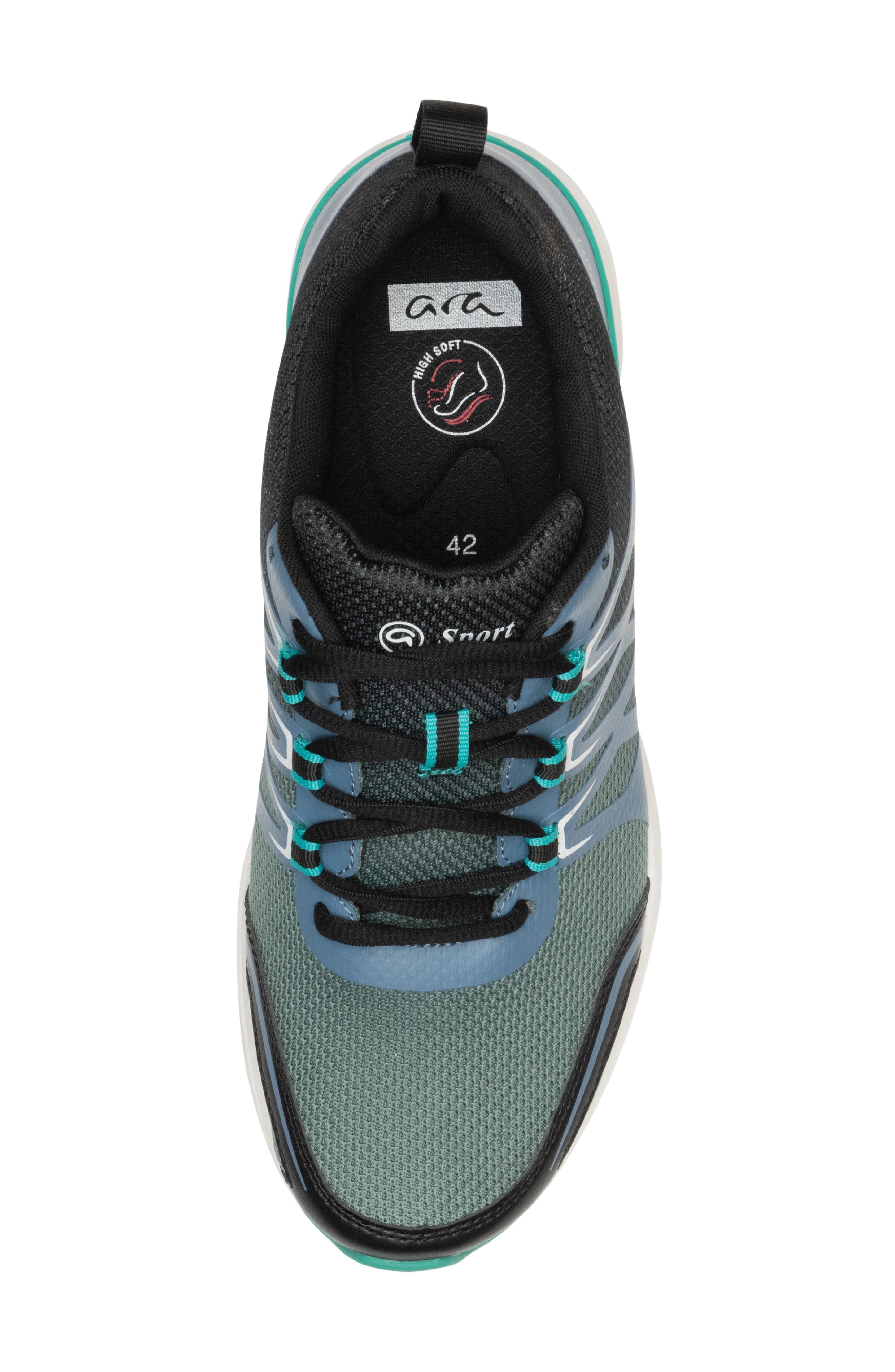 Chester Lace-Up Sneaker, Alternate, color, BLUE/BLACK/GREEN