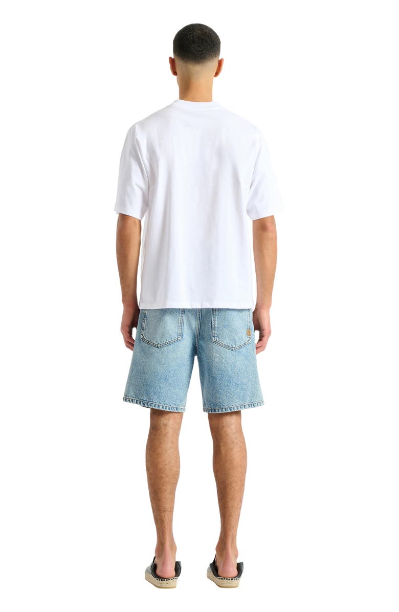 Balmain Printed Balmain Vine T-shirt, Alternate, color, White
