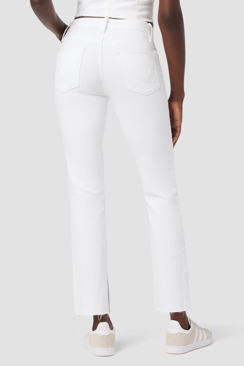 Nico Mid-Rise Straight Ankle, Alternate, color, Spring White