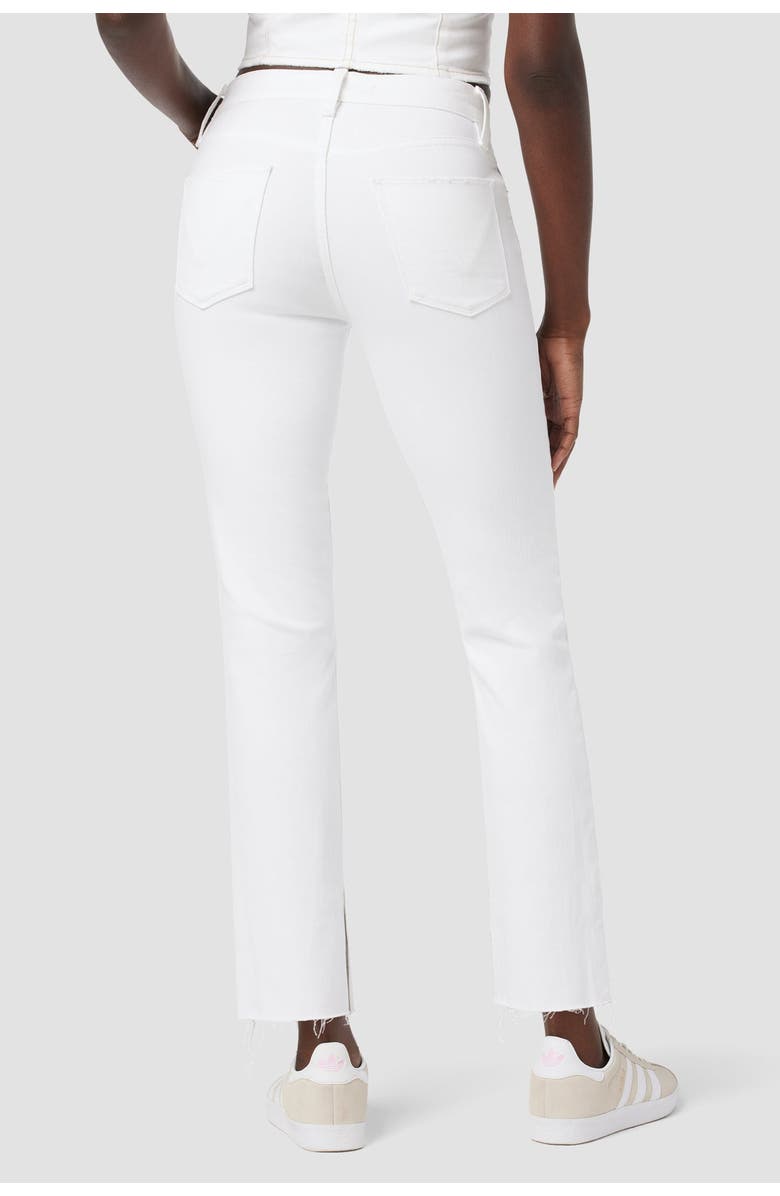 Hudson Jeans Nico Mid-Rise Straight Ankle, Alternate, color, Spring White