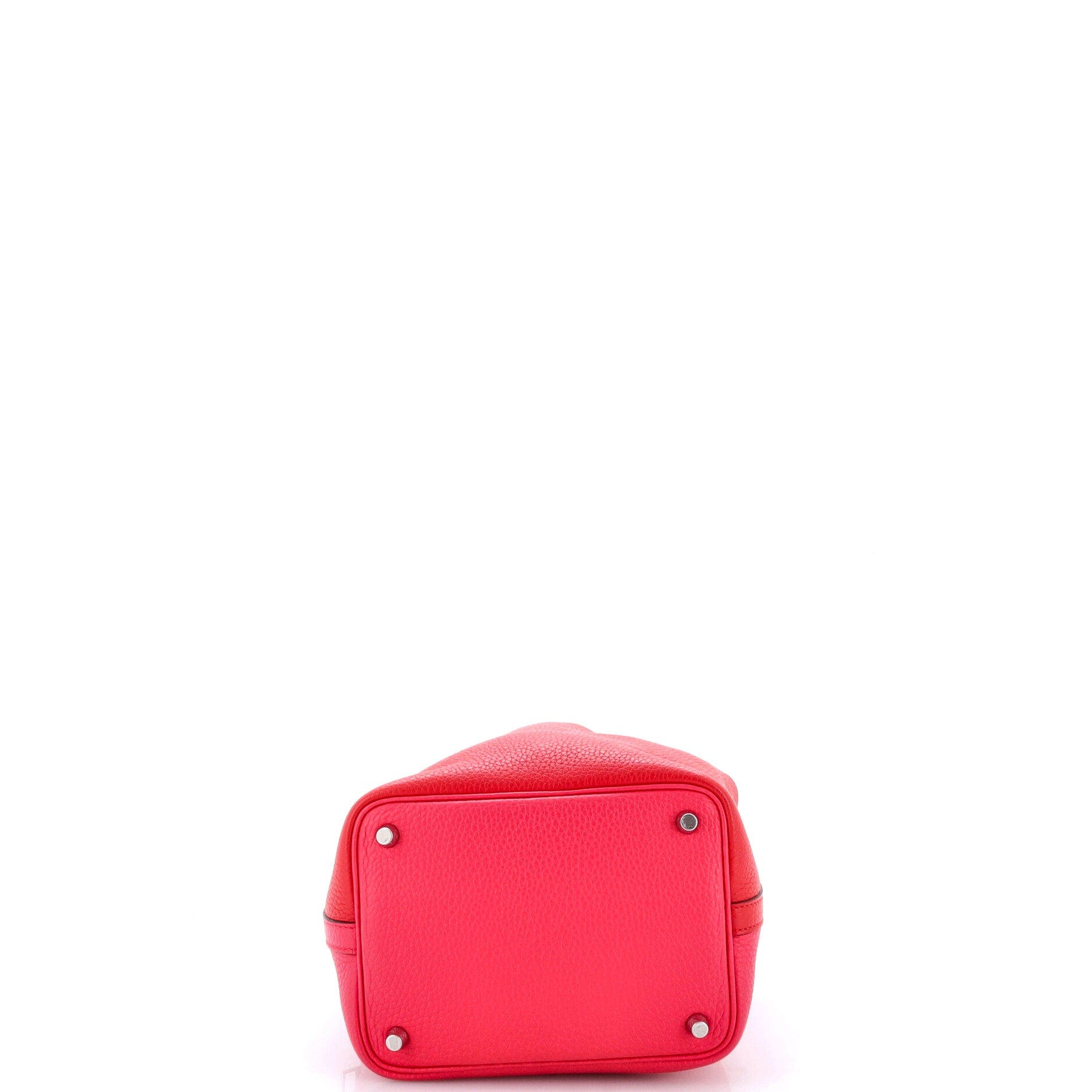 Picotin Lock Bag Tricolor Clemence PM, Alternate, color, Red