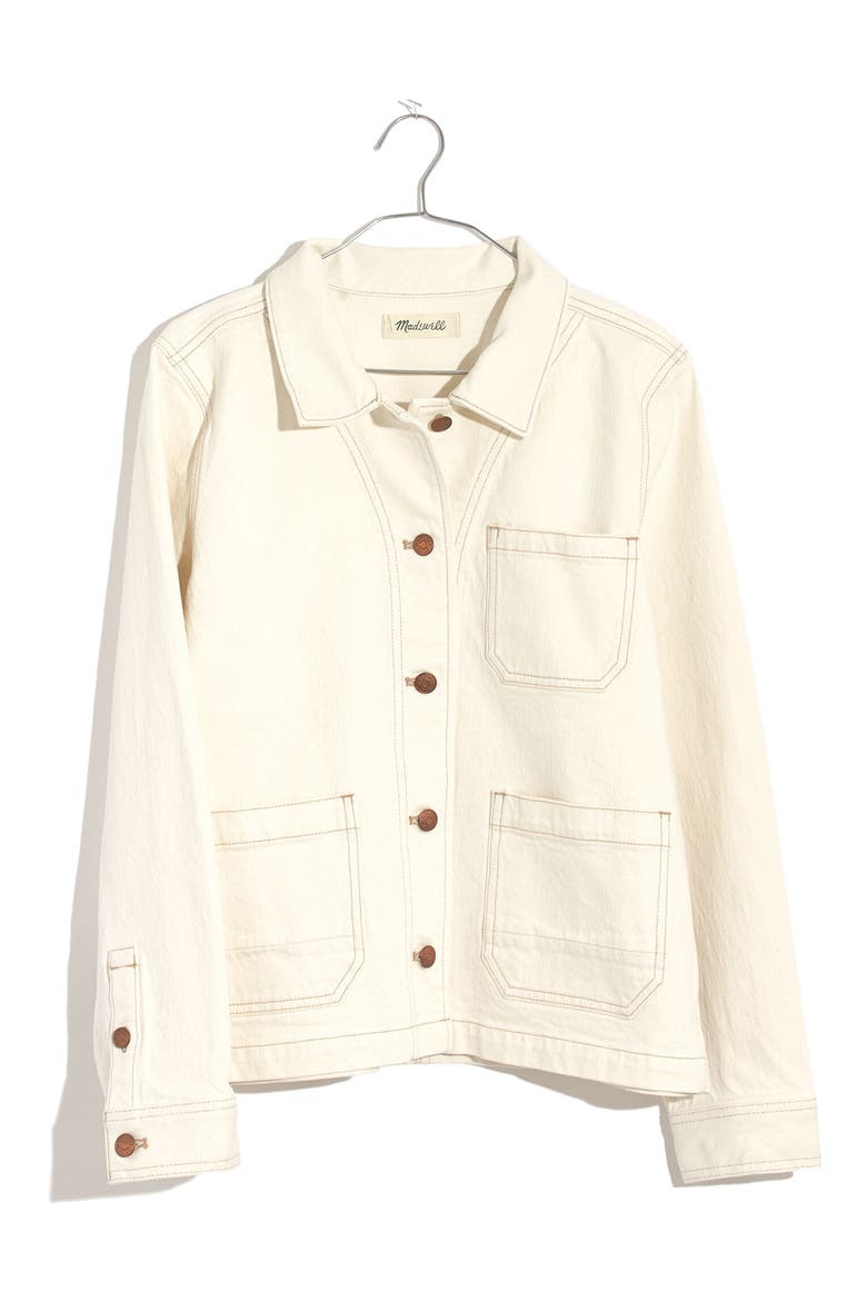 Ashwood Denim Chore Coat, Alternate, color, CLOUD LINING