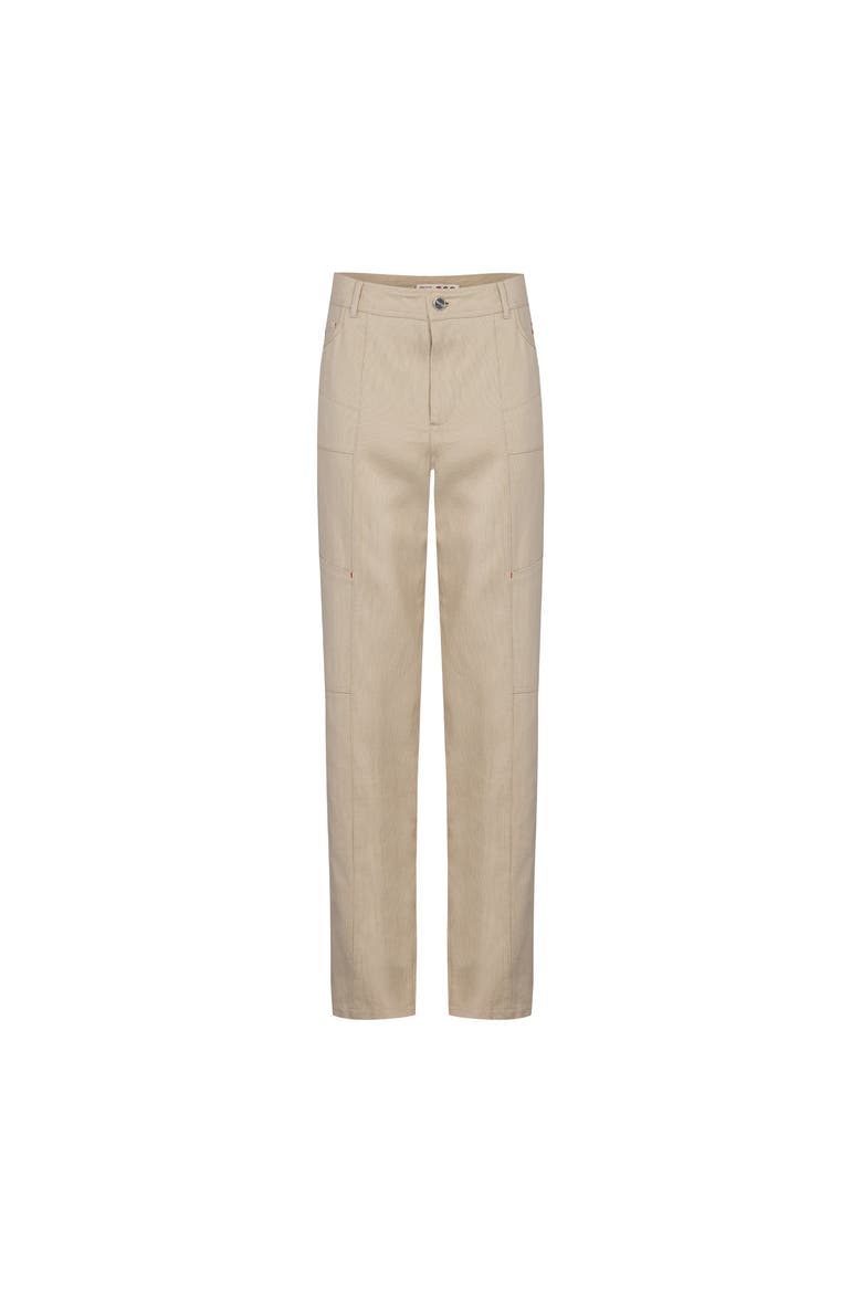 Linen Blend Free Heaven Pant With Pocket, Main, color, Beige