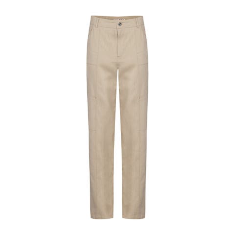 Linen Blend Free Heaven Pant With Pocket
