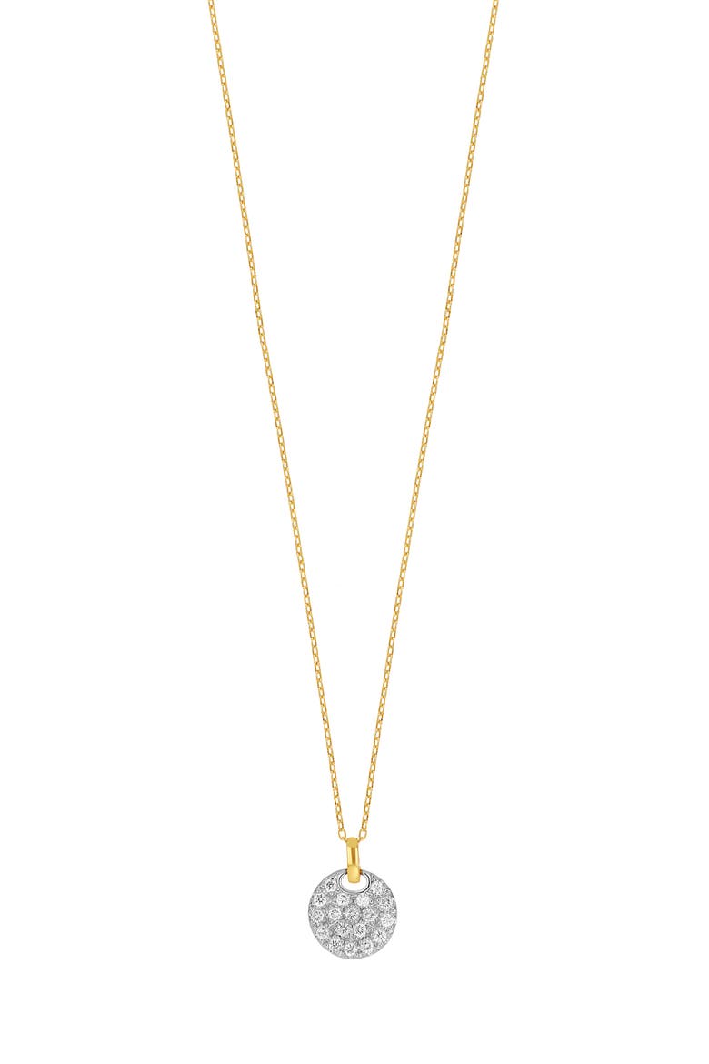 Diamond Pendant Necklace - 0.16ct. (Nordstrom Exclusive), Main, color, 14K YELLOW GOLD
