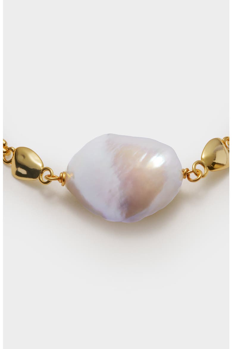 Sol Pearl Bracelet, Alternate, color, Gold
