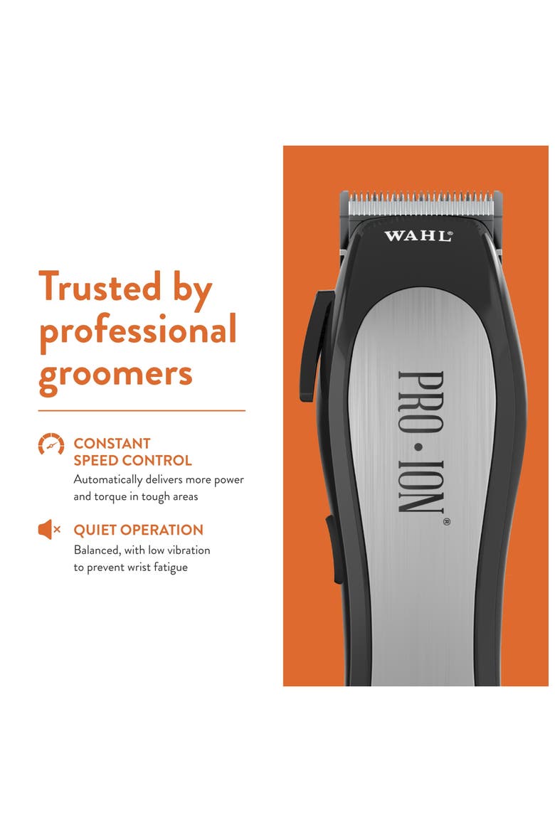 Cordless Pet Grooming Clipper Kit with 2-Hour Runtime, Alternate, color, Silver