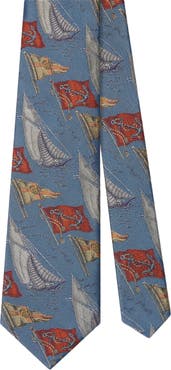 Robert Talbott Robert Boat Flags Best of Class Necktie
