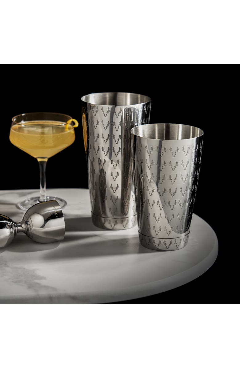 Viski Harrison 2-Piece Shake Tins in Stainless Steel, Alternate, color, Silver