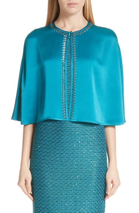 Evening Liquid Crepe Cape