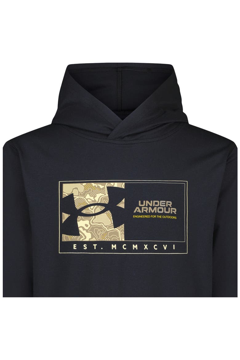Kids' Latitude Pullover Hoodie, Alternate, color, BLACK