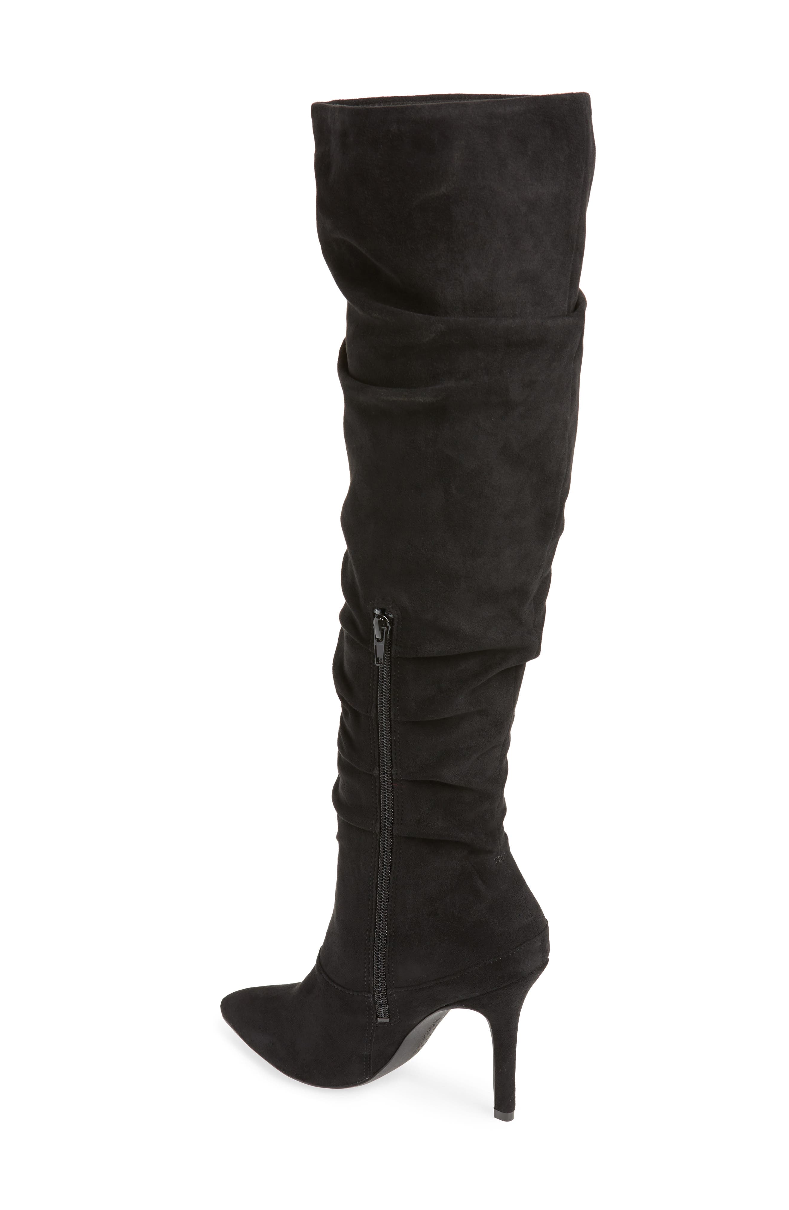 Mueller Over the Knee Boot, Alternate, color, BLACK SUEDE