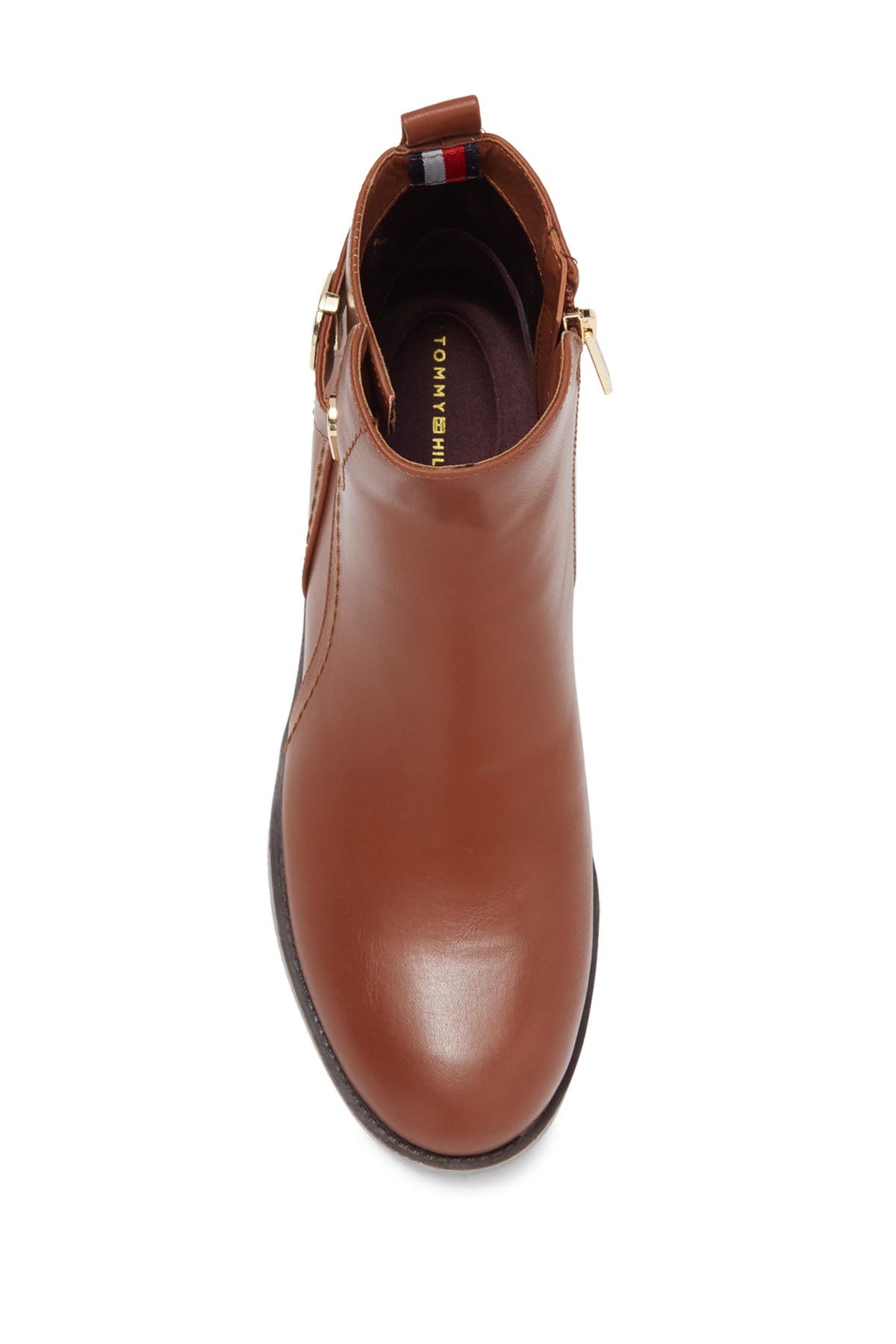 Tommy Hilfiger Logo Buckle Ankle Boot, Alternate, color, 