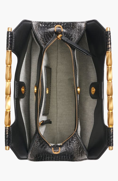 Donna Karan New York Commack Metallic Croco Clutch In Multi