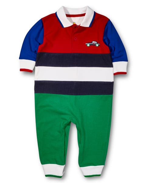 Jersey Knit Longall With Race Car (Baby)