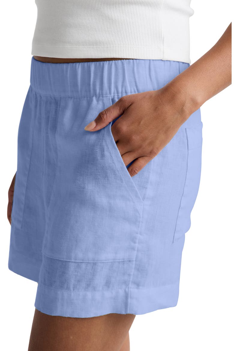 Softwash Linen Easy Shorts, Alternate, color, PASTEL PERIWINKLE