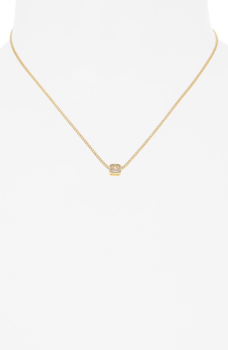 Leith Crystal Chain Necklace, Earrings & Bracelet Set, Alternate, color, Clear- Gold