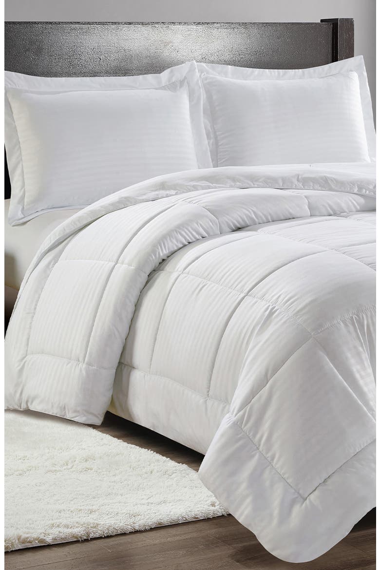 3-Piece Comforter Set, Alternate, color, WHITE