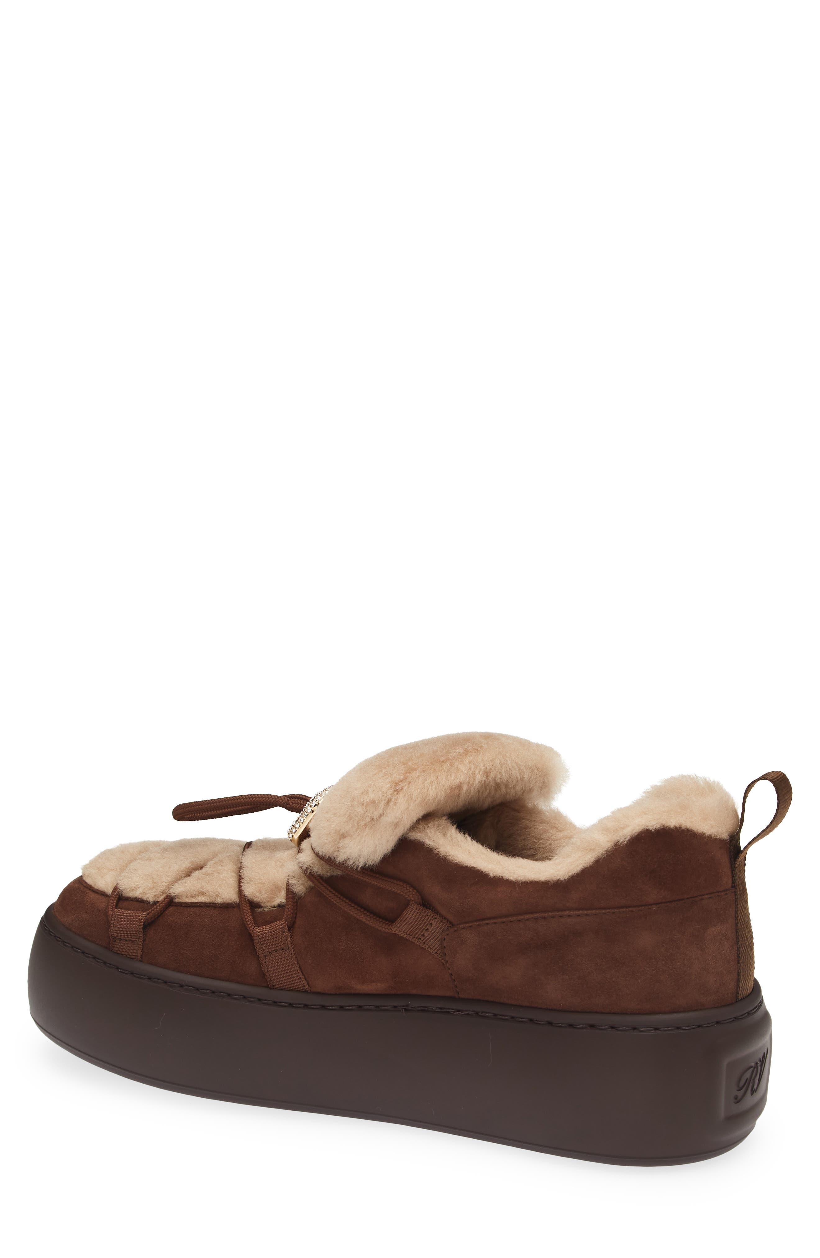 Viv Up Genuine Shearling Boot, Main, color, NOCE/ KENIA SCURO