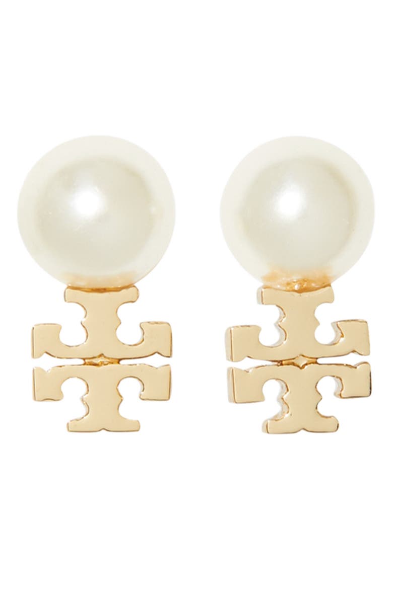 Moondance Necklace & Stud Earrings Set, Alternate, color, TORY GOLD / CREAM / CRYSTAL