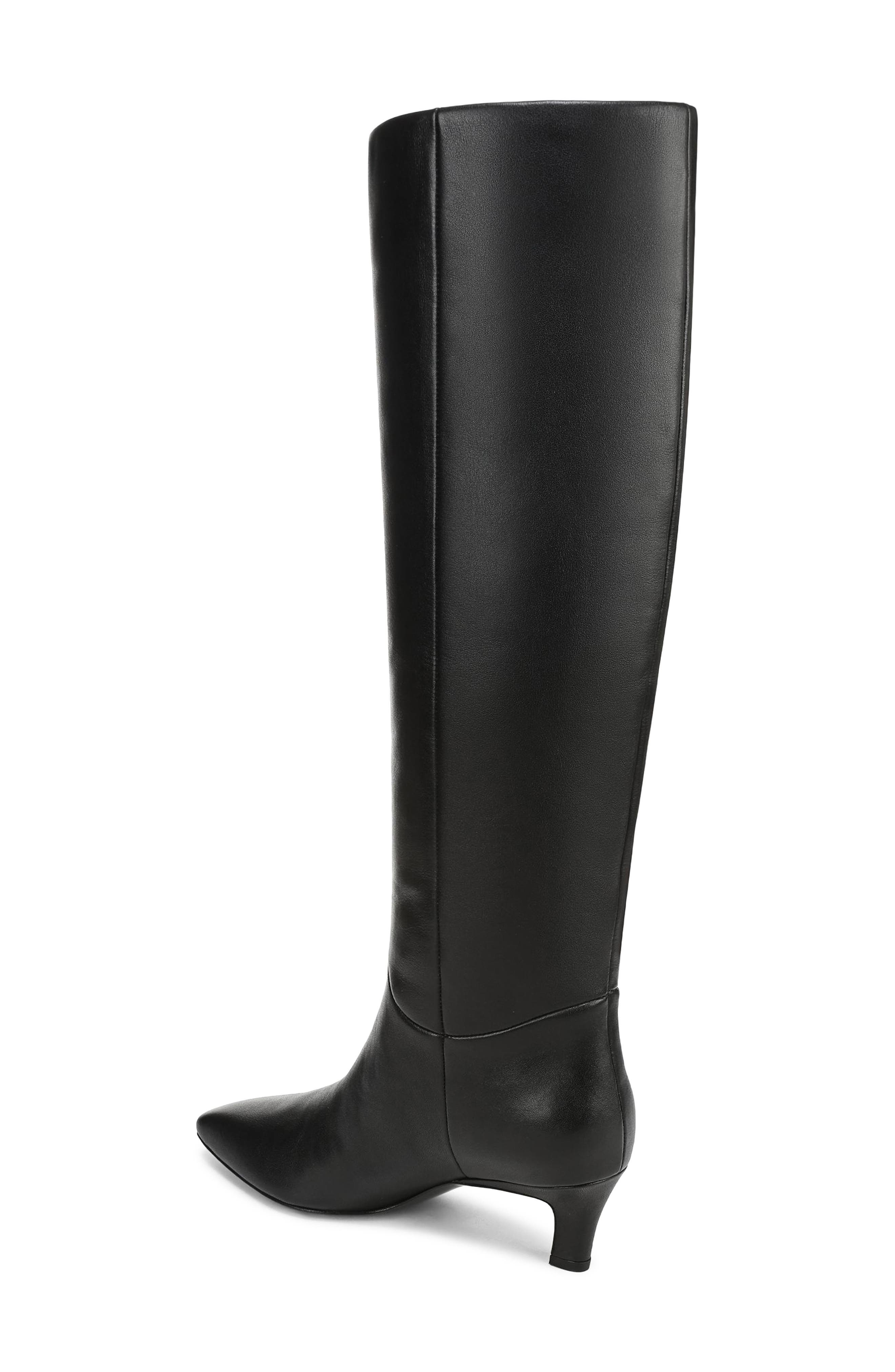 Favorite Daughter Lena Knee High Boot, Alternate, color, Black Kidsuede Leather