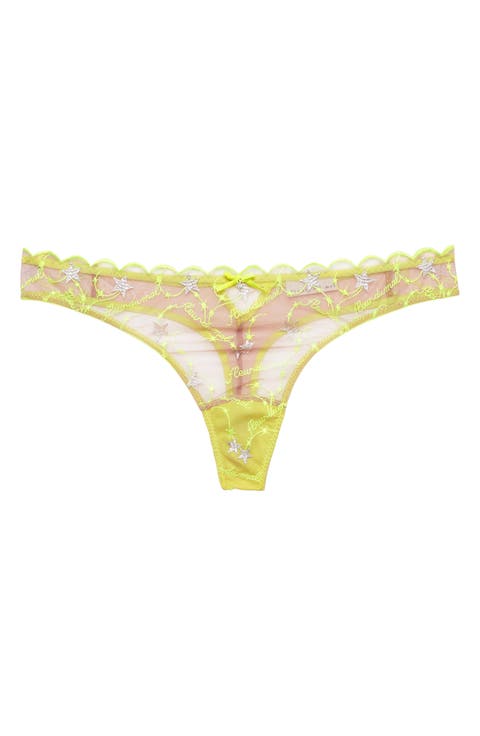 Etoile Embroidered Thong