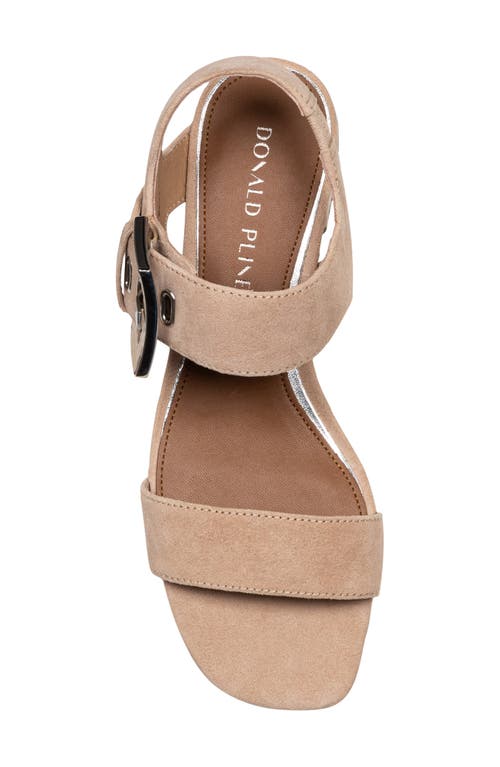 DONALD PLINER DONALD PLINER CROC EMBOSSED HEEL SANDAL 