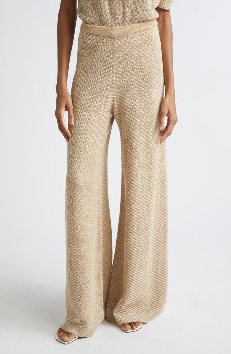 Toccin Lilibet Pull-On Knit Flare Pants, Main, color, 