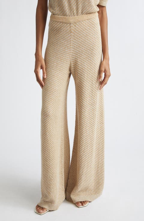 Lilibet Pull-On Knit Flare Pants