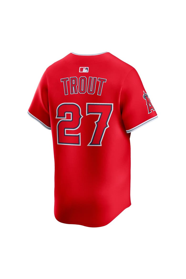 Men's Nike Mike Trout Red Los Angeles Angels Alternate Limited Player Jersey, Alternate, color, Red