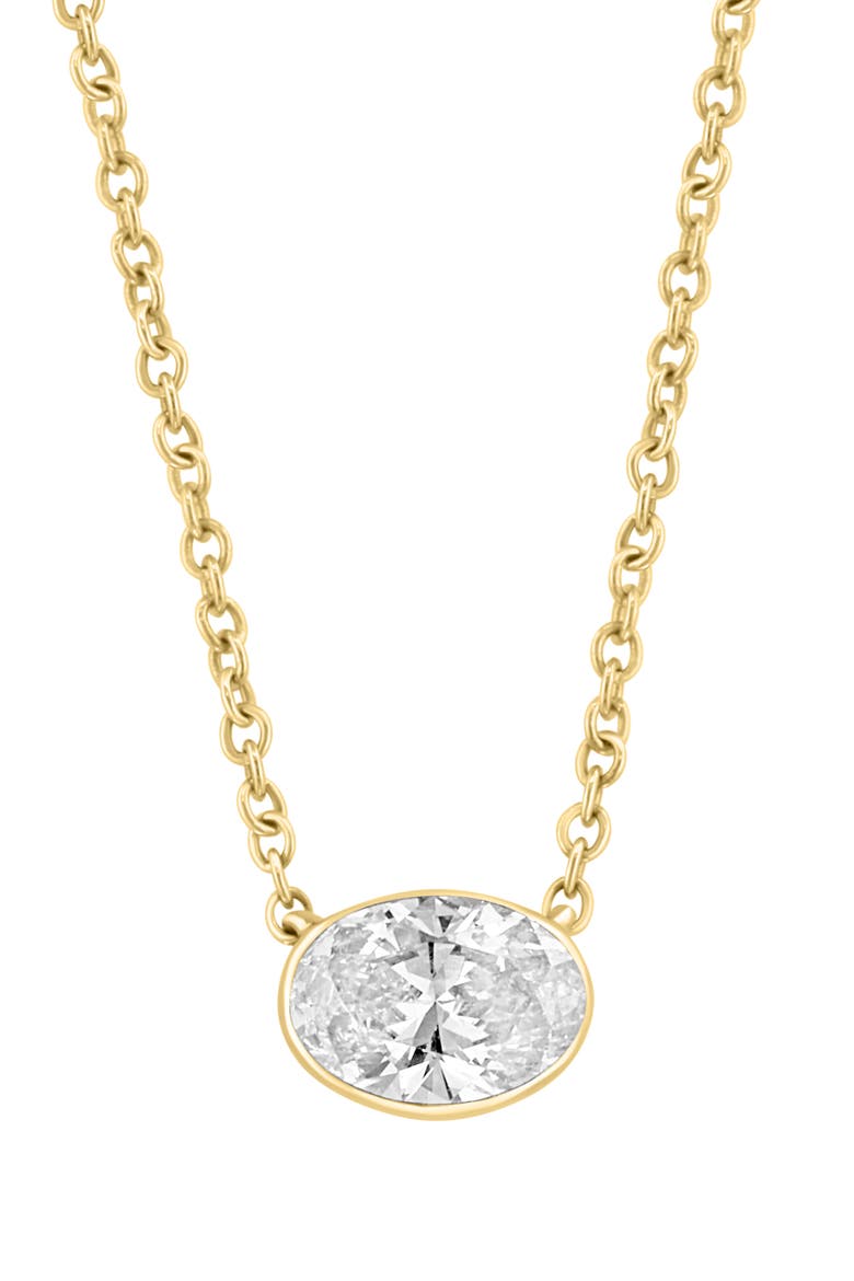 Lab-Grown Diamond Pendant Necklace, Alternate, color, GOLD