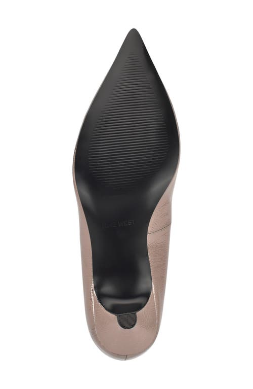 Nine West Sisko Pointed Toe Kitten Heel Pump In Brown