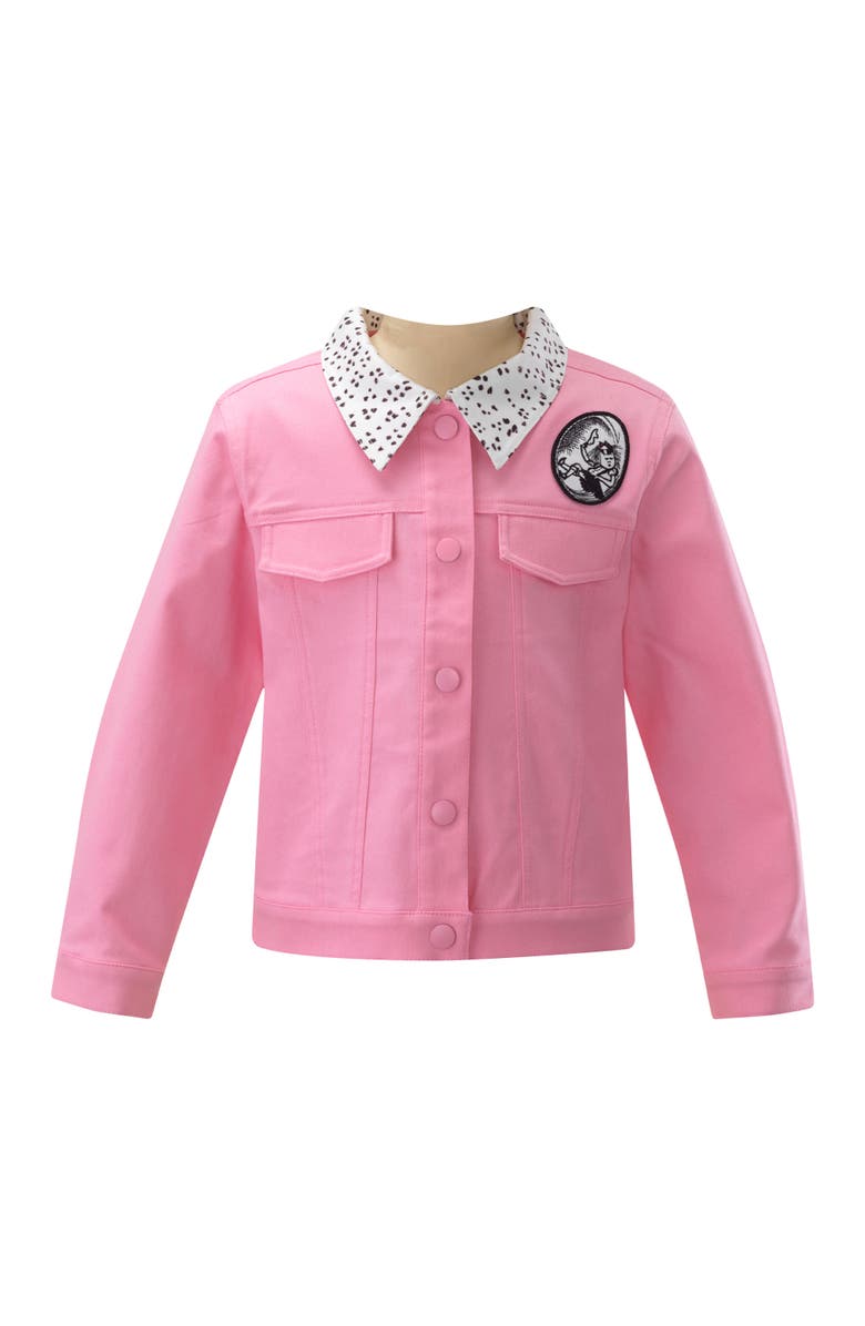 Rachel Riley Eloise Infant  Logo Jacket, Main, color, Pink