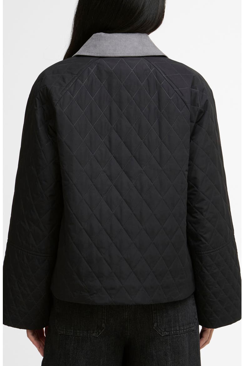 Kirby Quilted Jacket, Alternate, color, BLACK/ DRESS TARTAN