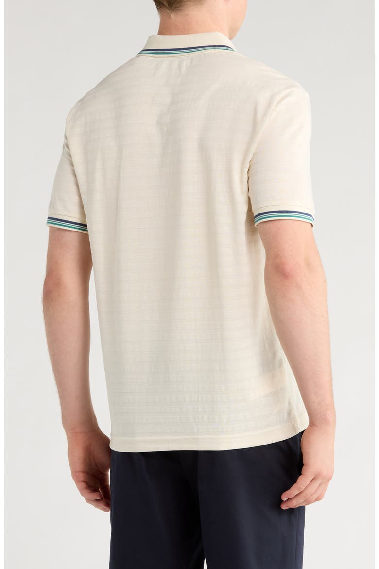 Tipped Slub Polo, Alternate, color, BIRCH