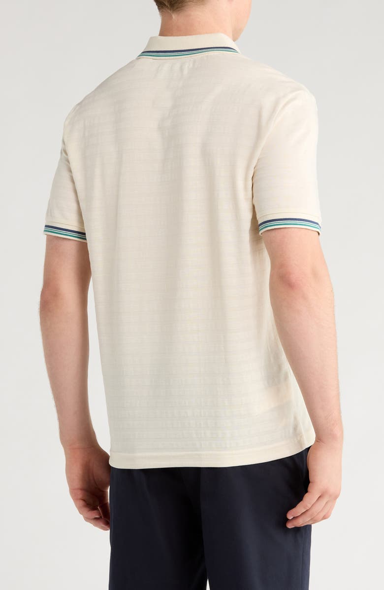 Original Penguin Tipped Slub Polo, Alternate, color, Birch