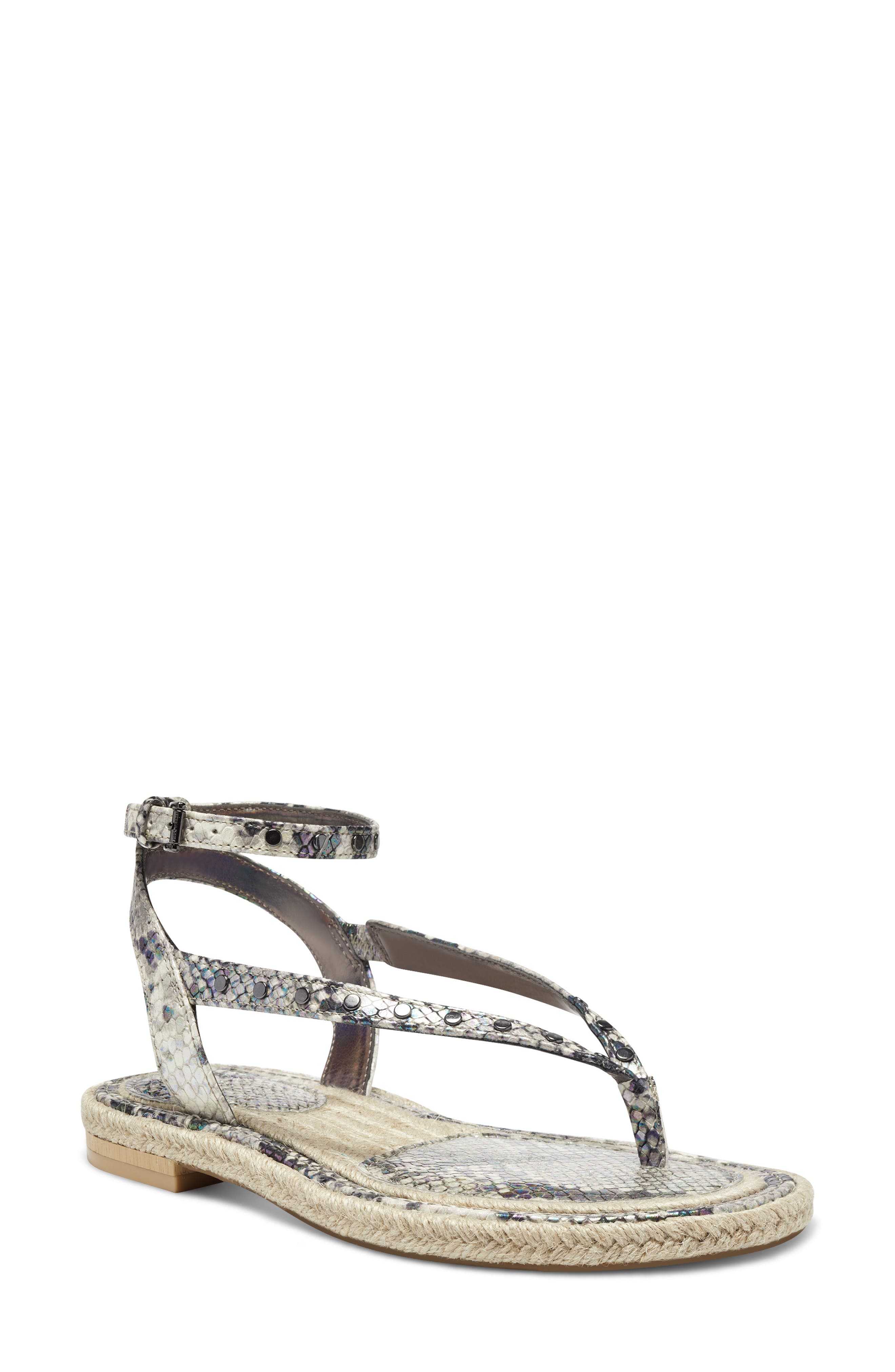 Kelmia Embellished Sandal, Main, color, GREY MULTI