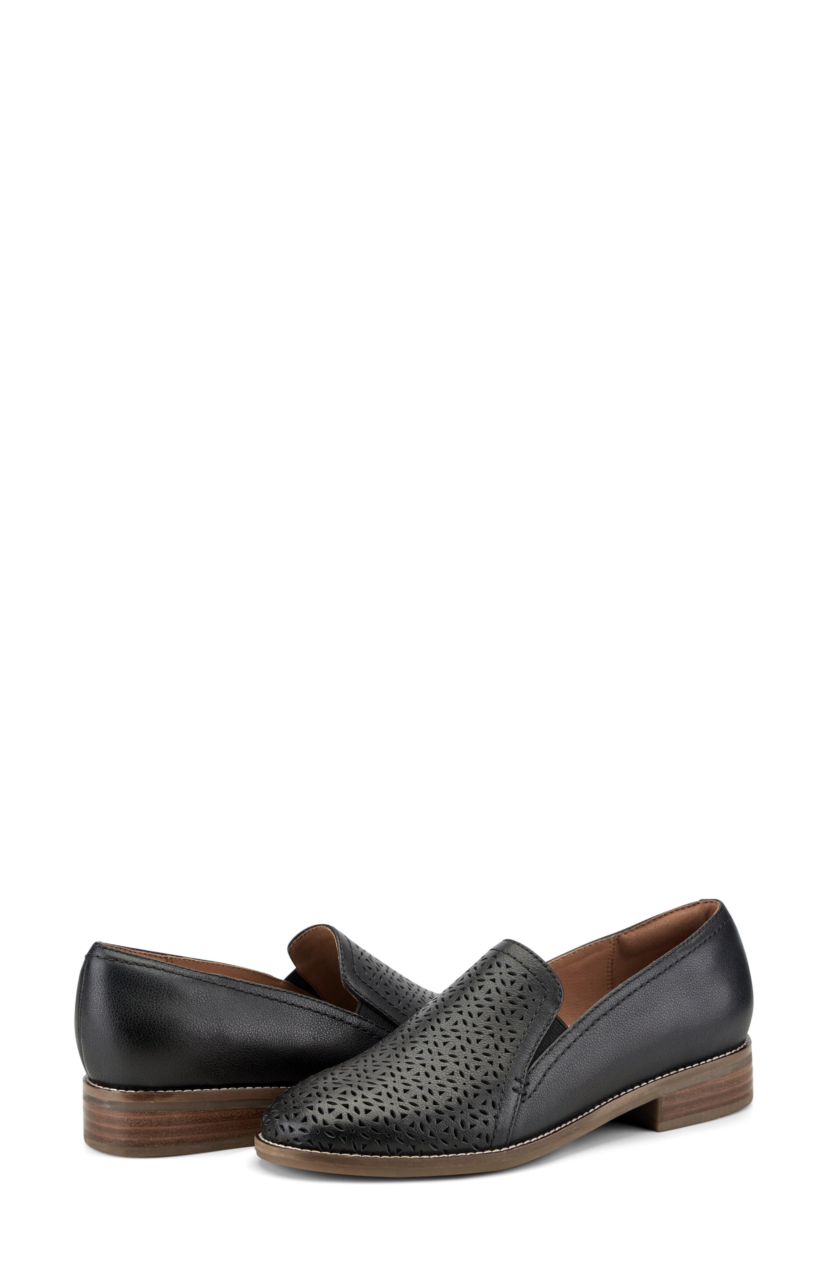 Earth<sup>®</sup> Piper Perforated Loafer, Alternate, color, Black