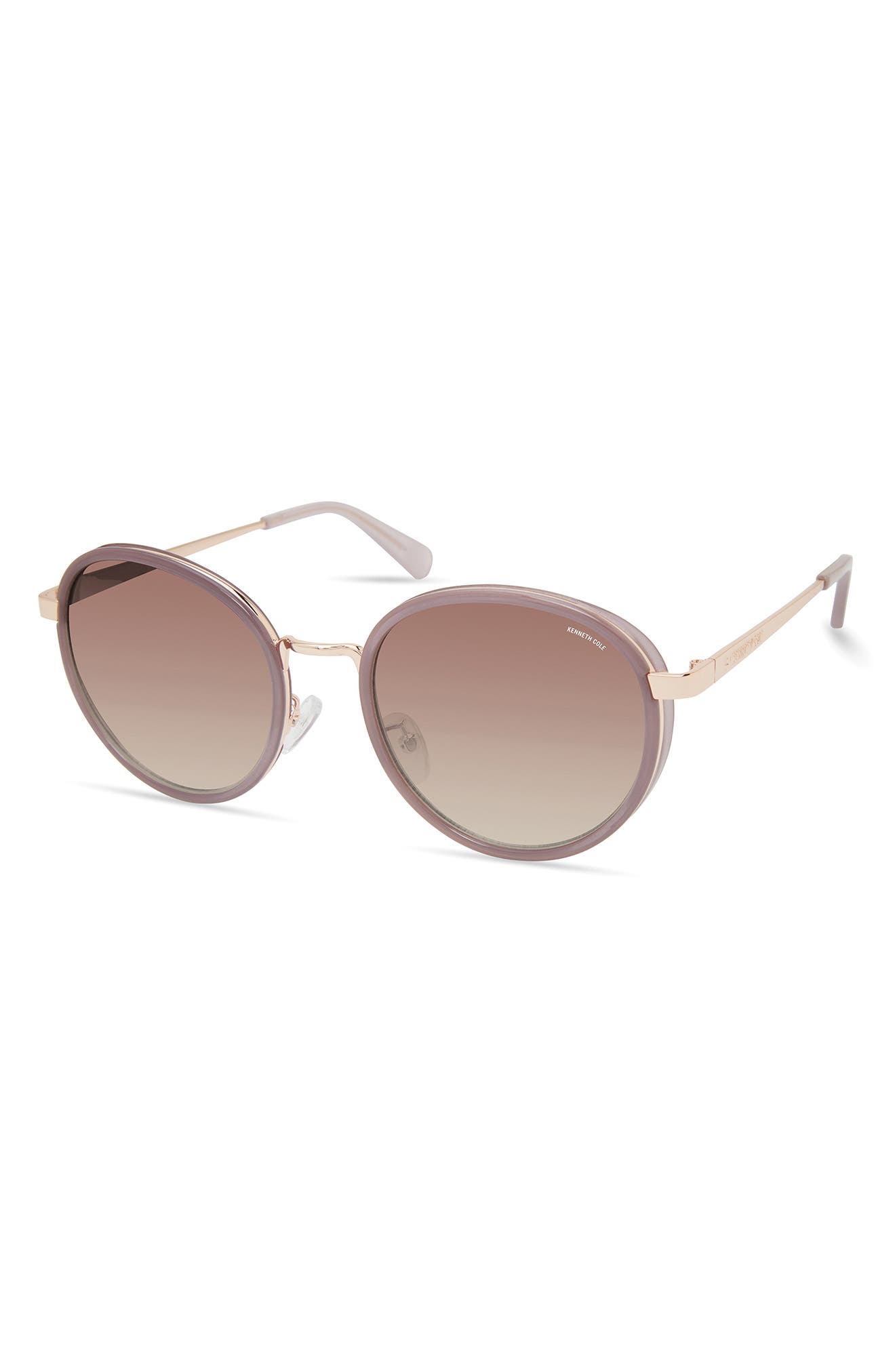 Kenneth Cole 53mm Gradient Round Sunglasses