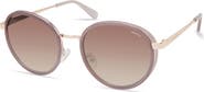 Kenneth Cole 53mm Gradient Round Sunglasses