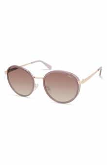 Kenneth Cole 53mm Gradient Round Sunglasses