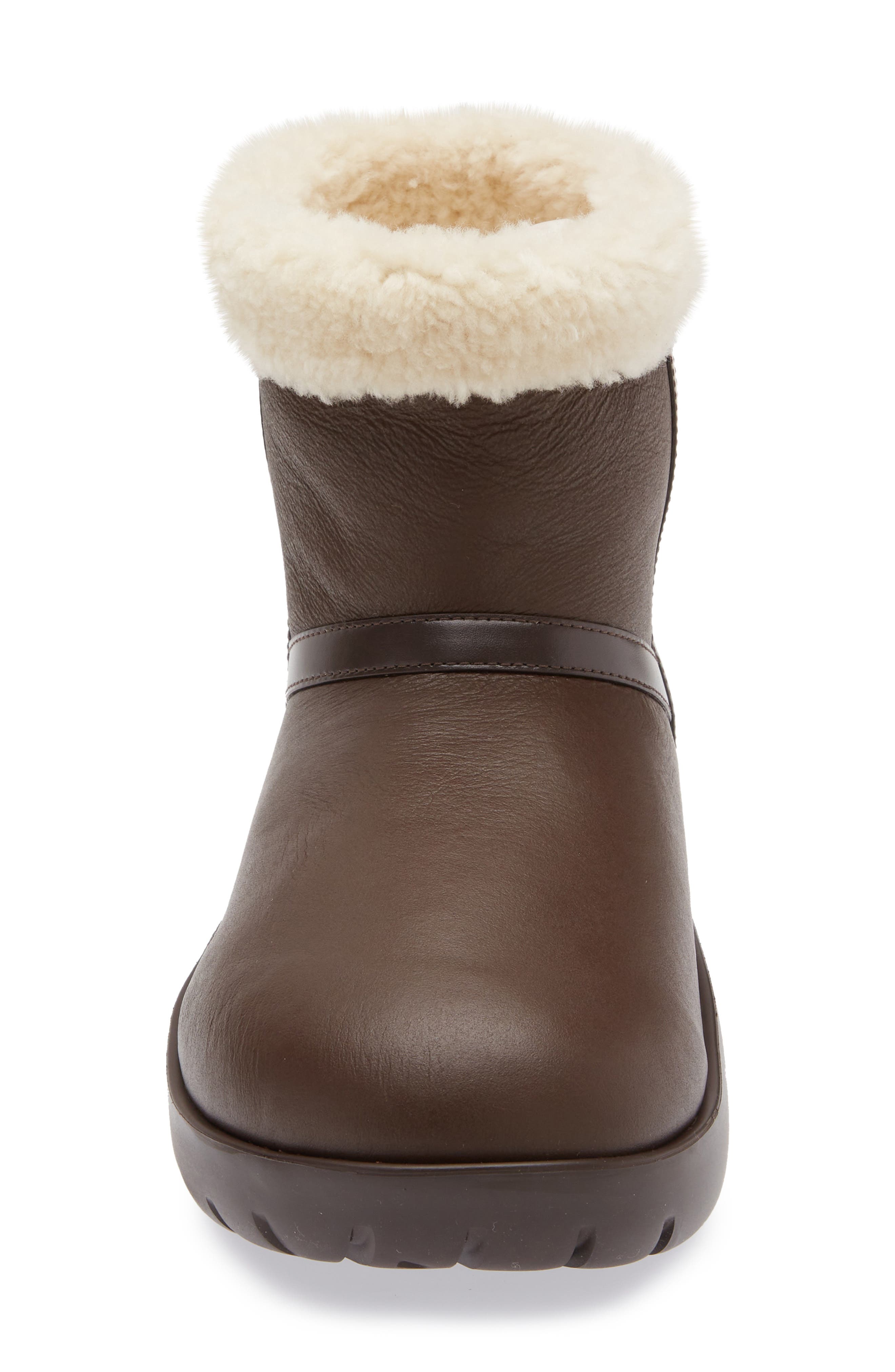 Bottega Veneta Snap Genuine Shearling Bootie (Women) | Nordstrom