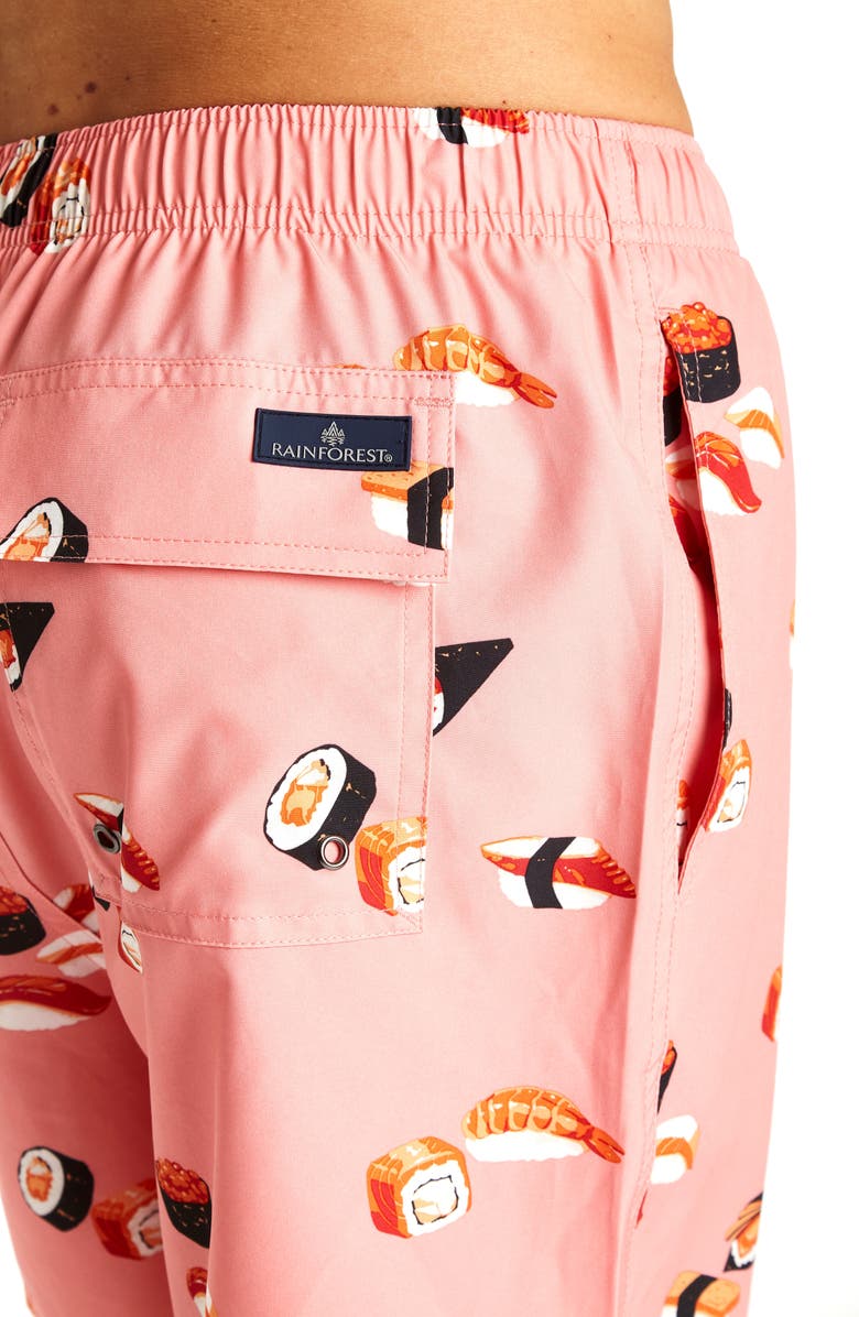Rainforest Rock & Roll Trunks, Alternate, color, Flamingo Pink