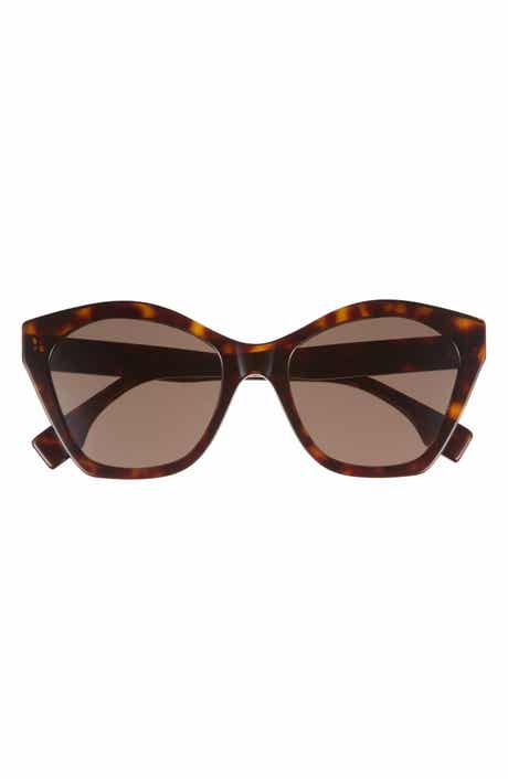 Lettering 52mm Square Sunglasses