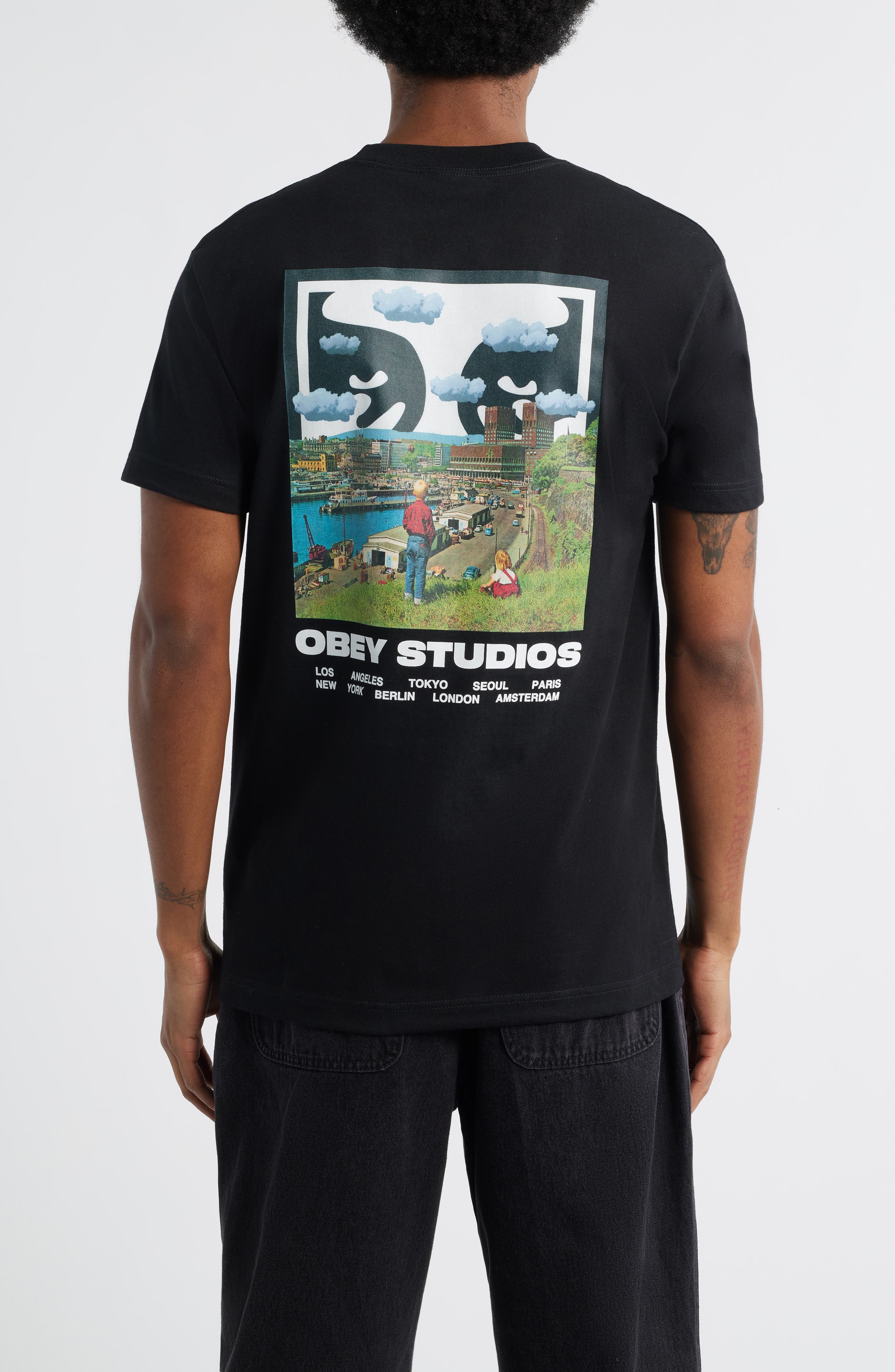 Sky Face Graphic T-Shirt - image 2