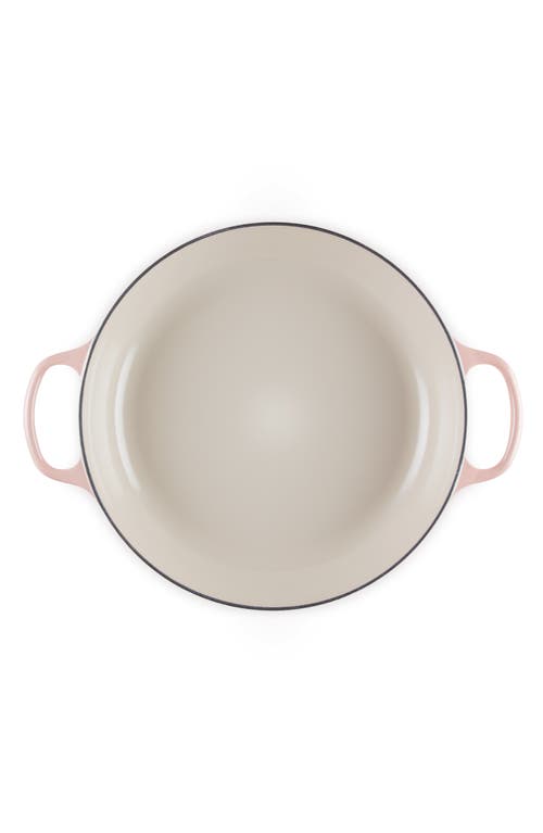 Le Creuset Signature 5 Quart Enameled Cast Iron Braiser In Peche