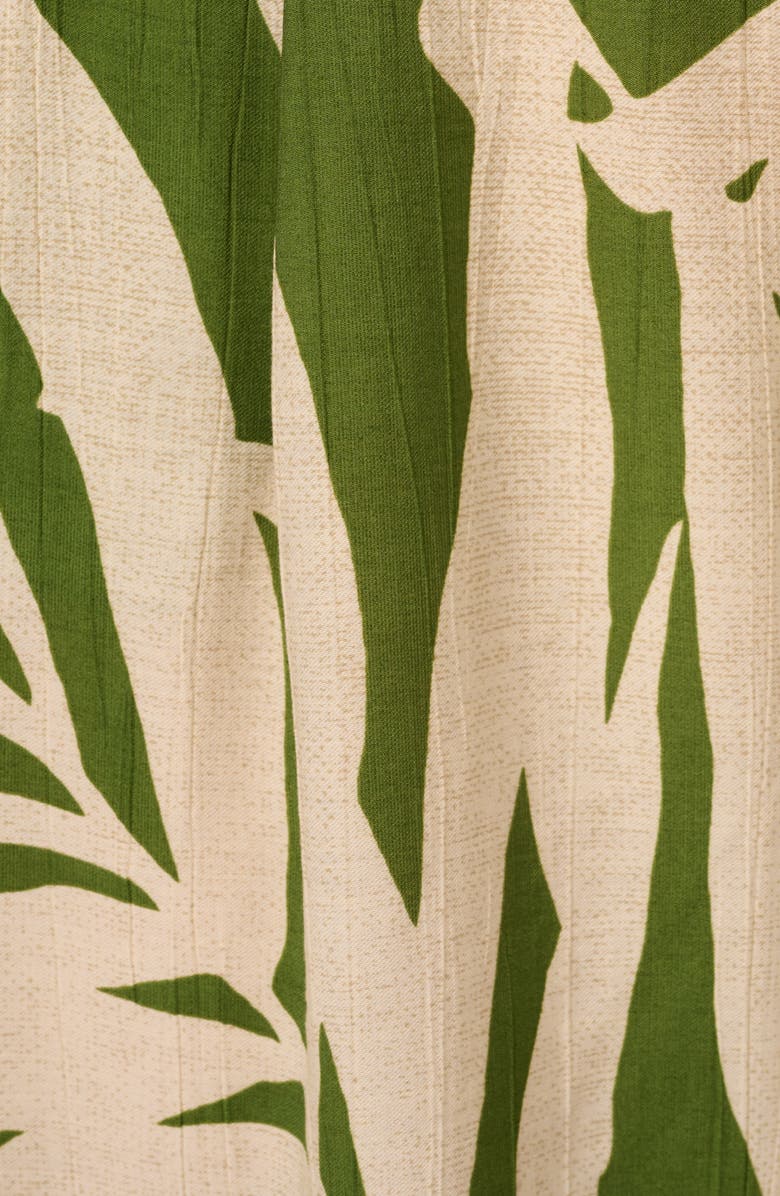 Adrianna Papell Print Sleeveless Wide Leg Jumpsuit, Alternate, color, Green/ Ivory