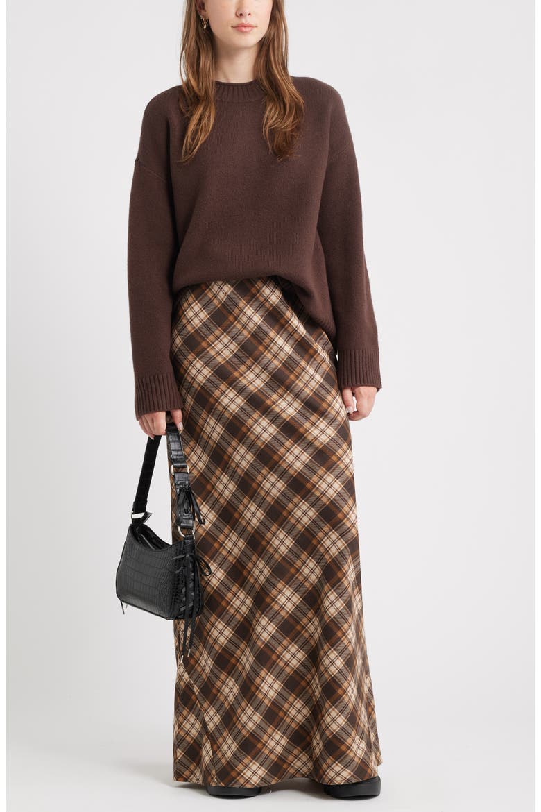 Everyday Easy Cotton Blend Sweater, Alternate, color, BROWN COFFEE