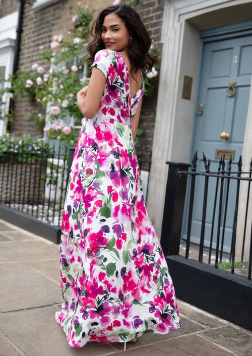 Alie Street London Sophia Maxi Dress Petite In Pink